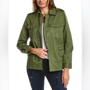 Zadig & Voltaire Kayak Amour Utility Jacket Green Size U.S. S NWT